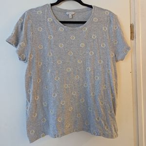 Lucky Brand Embroidered Short Sleeve T-Shirt